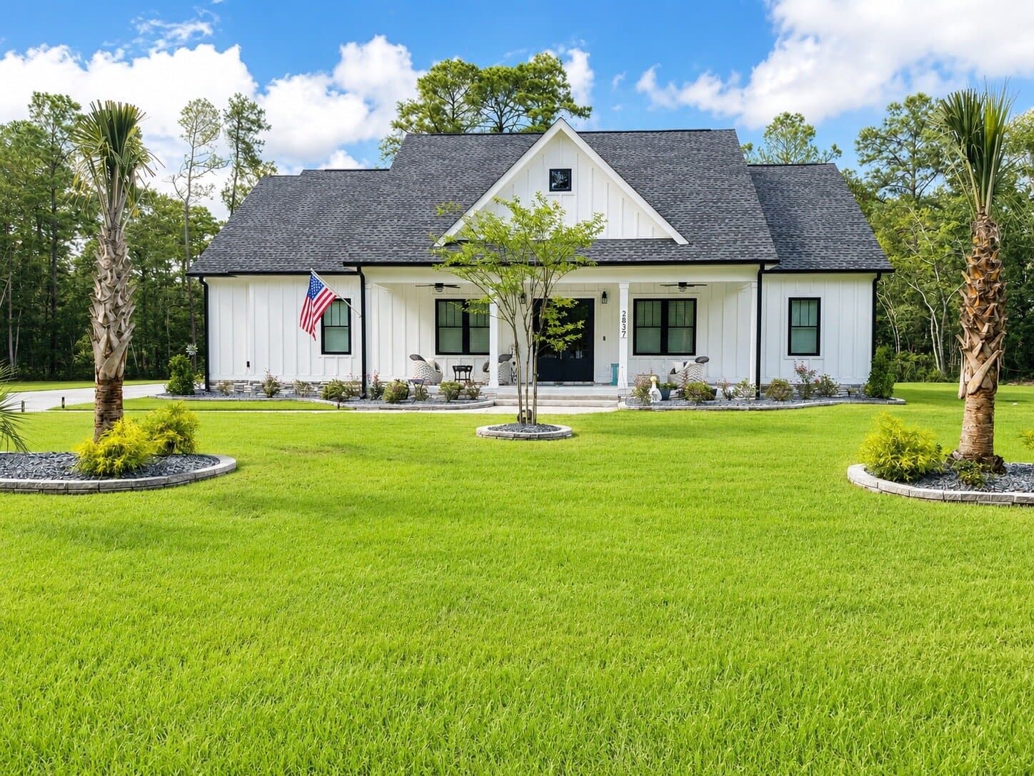 The same home, finished, built by Journey Construction